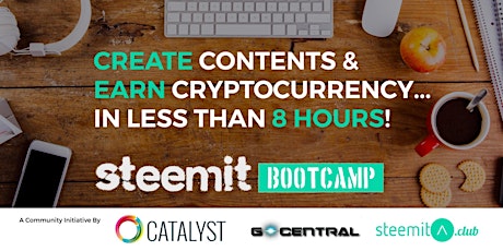 Steemit Bootcamp - Jumpstart Your Blogging Income primary image