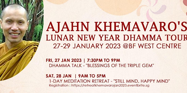1-Day Meditation Retreat  with Ajahn Khemavaro