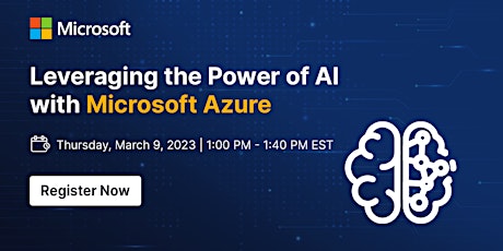 FREE Webinar  - Leveraging the Power of AI with Microsoft Azure
