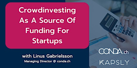 Hauptbild für Crowdinvesting As A Source Of Funding For Startups