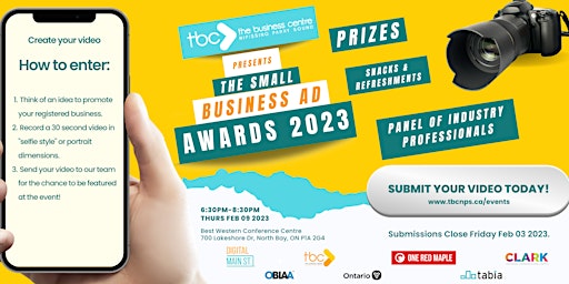 TBC Presents The Small Business Ad Awards 2023