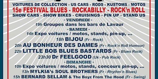 Image principale de Festival  ROCK’&’CARS à Lavaur (81) du 9 au 11 juin 2023