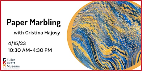 Paper Marbling with Cristina Hajosy primary image