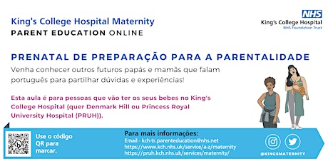 Preparação para o parto por Zoom – Em Português
