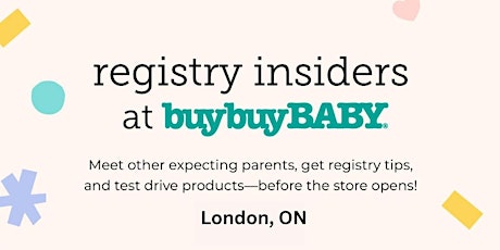 Registry Insiders at buybuy BABY: London