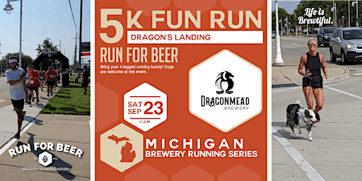5k Beer Run x Dragon's Landing Oktoberfest | 2023 MI Brewery Running Series primary image