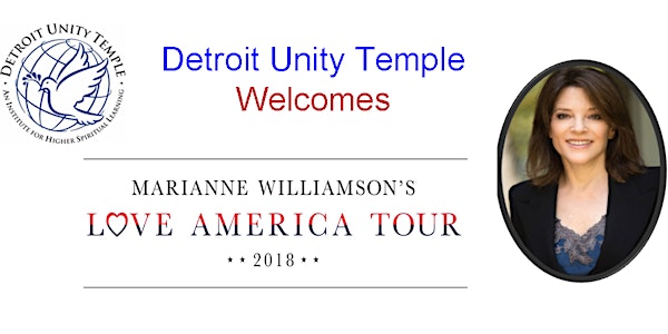 Marianne Williamson's Love America Tour