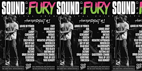 Sound and Fury Festival 2018 primary image
