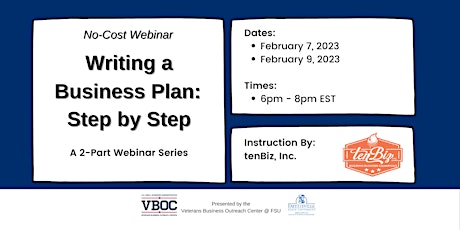 Writing a Business Plan: Step-By-Step  Webinar (2-Part Series)