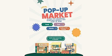 Local Pop-Up Market at Valley Central Shopping Center, Lancaster