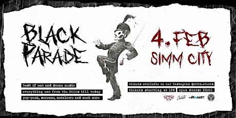 BLACK PARADE // BEST OF EMO AND SCENE MUSIC // VIENNA SIMMCITY