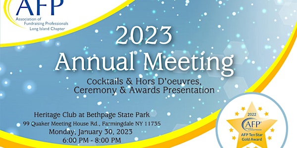 AFPLI 2023 Annual Meeting and Awards Ceremony