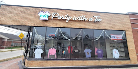 10% Off Select Items - Party with a Tee  - NEW Brick and Mortar!