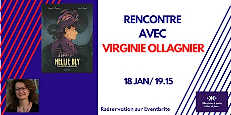 Rencontre avec Virginie Ollagnier pour la BD "Nellie Bly"