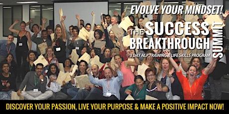 THE SUCCESS BREAKTHROUGH SUMMIT - SYDNEY  NLP CERTIFICATION TRAINING primary image