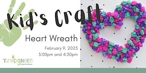 Kids Craft: Heart Wreath