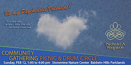 Be My Psychedelic Valentine Picnic & Drum Circle