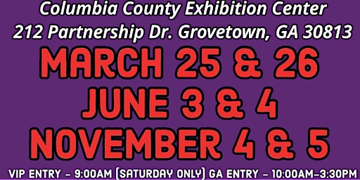 Primaire afbeelding van Grovetown Reptile Expo Show Me Reptile Show