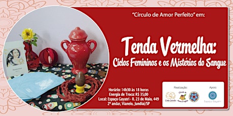 Imagem principal do evento Tenda Vermelha: Ciclos Femininos e os Mistérios do Sangue