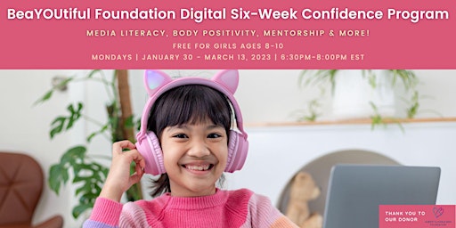 ONLINE Six-Week Confidence Program - Girls 8-10