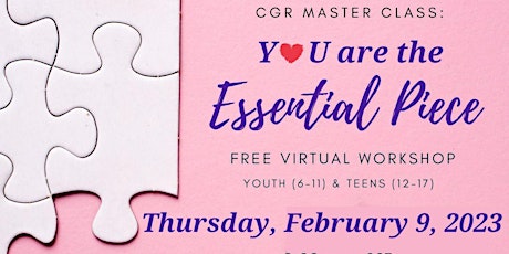 CGR Master Class: YOU are the Essential Piece