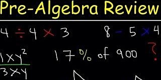5 Day - Pre-Algebra Math Camp primary image