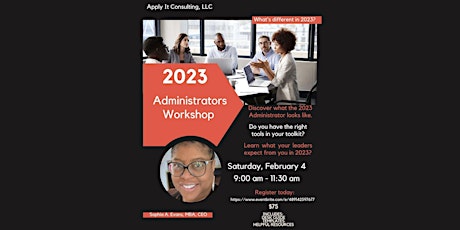 2023 Administrators Workshop