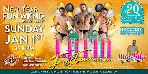 Latin Fiesta Pool Party at Pool Club | Jan 1st Edition primary image