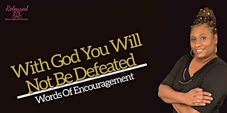 With God You Will Not Be Defeated