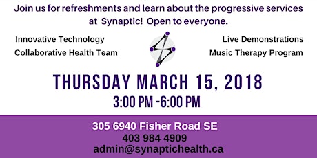 SYNAPTIC OPEN HOUSE! primary image