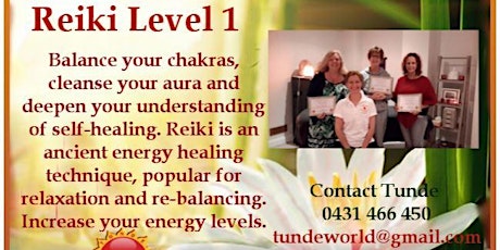 Reiki Healing Level 1 Course  on 4th February 2023 primary image