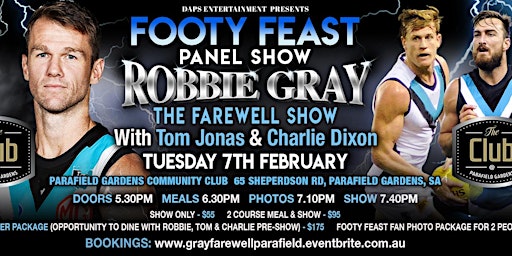Robbie Gray Farewell Show