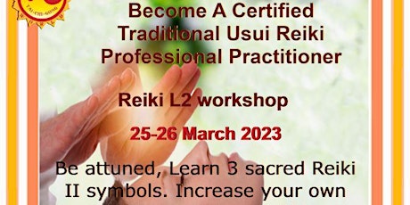 Image principale de Reiki Healing Practitioner Level 2 Course