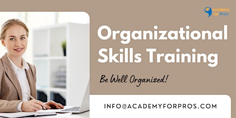 Organizational Skills 1 Day Training in Fairfax, VA