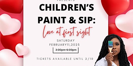 Children’s Paint & Sip: Love at first sight