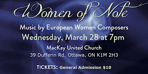 Women of Note, Music by European Women Composers
