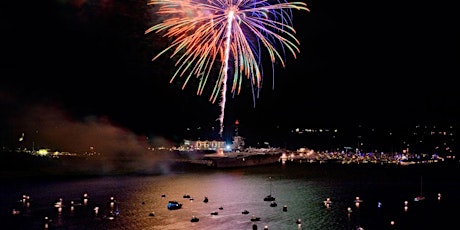 NYE 2023 MIAMI BEST FIREWORKS ON A BOAT !!! primary image