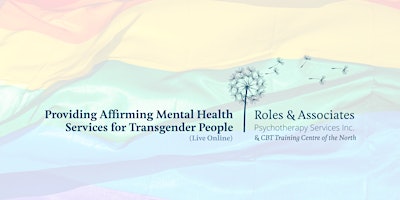 Imagem principal do evento Providing Affirming Mental Health Services for Transgender People Part 1&2