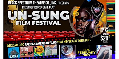 UN-SUNG FILM FESTIVAL Dedicated to African Films T