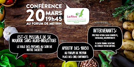 Image principale de Conférence: Est-ce possible de se nourrir sans agro-industrie ?