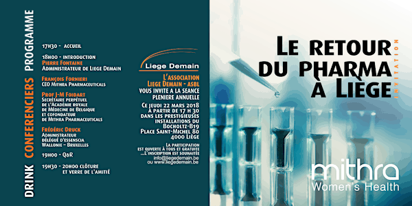 LIEGE DEMAIN asbl - Séance Plénière 2018