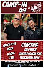 Cracker with Jim Dalton and Hackensaw Boys  3 day pass