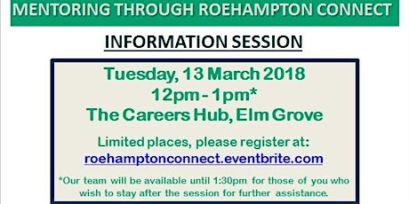 Roehampton Connect Information Session primary image