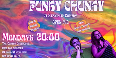 Funky Chunky Open Mic • Stand-Up Comedy in English