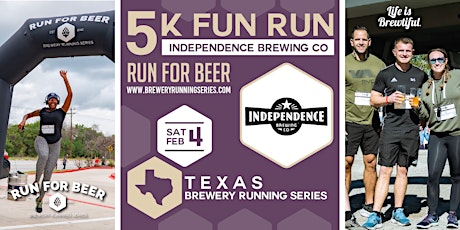 5k Beer Run x Independence Brewing | 2023 TX Brewery Running Series
