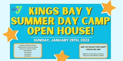 FREE Kings Bay Y Summer Day Camp Open House