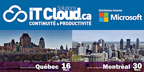 IT Cloud & Microsoft | 16 Mars à Québec | 30 Mars à Montréal primary image