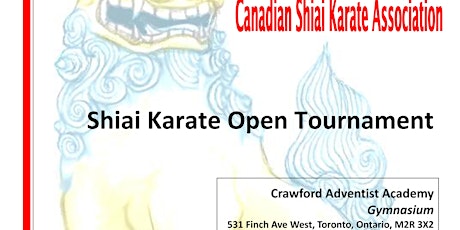 Shiai Karate Open Tournament primary image