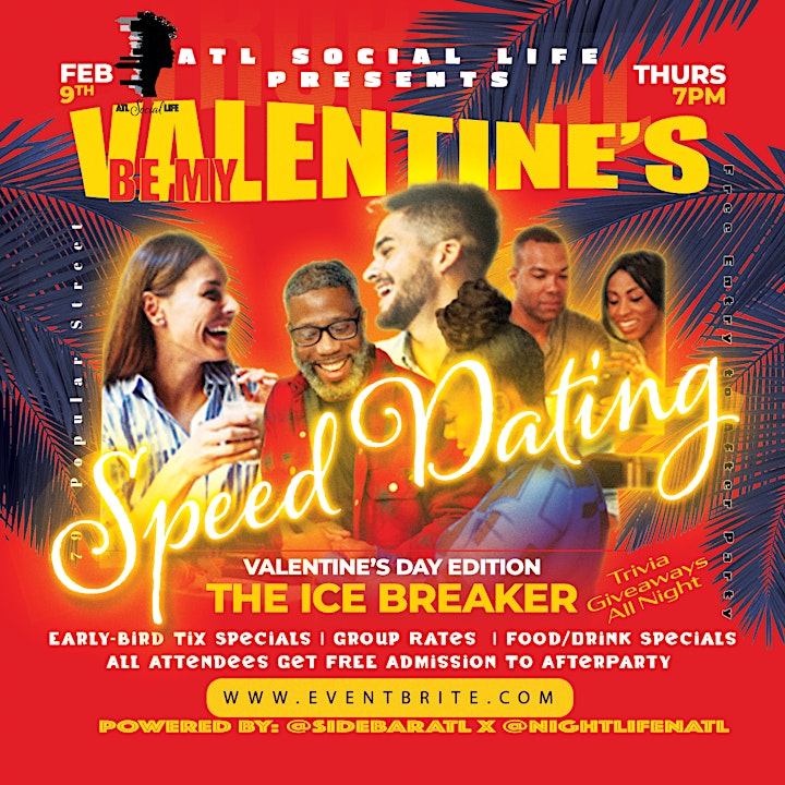 SPEED DATING: Be My Valentine's Ice Breaker Edition | ATL Social Life image