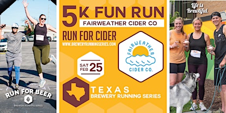 5k Cider Run x Fairweather Cider | 2023 TX Brewery Running Series